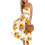 Abito da donna con gonna lunga e blusa floreale. 1