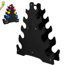 LEDMOMO dumbbell holder rack leaf shape 1 unit