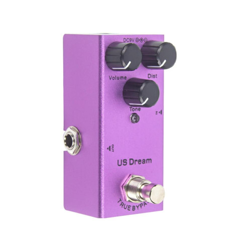 Vintage Overdrive Distortion Pedal, Elgitarr Effektpedal