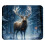 Mouse pad vintage de Natal com alce e base de borracha (1 unidade) 1