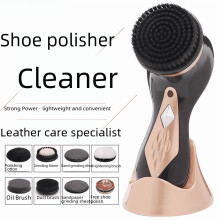 Cireuse à chaussures électrique portable pour l'entretien du cuir (1 pièce)