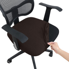 Huse elastice pentru scaune de birou – Huse din spandex compatibile cu scaune de calculator, birou și bucătărie | Anti-praf, detașabile,