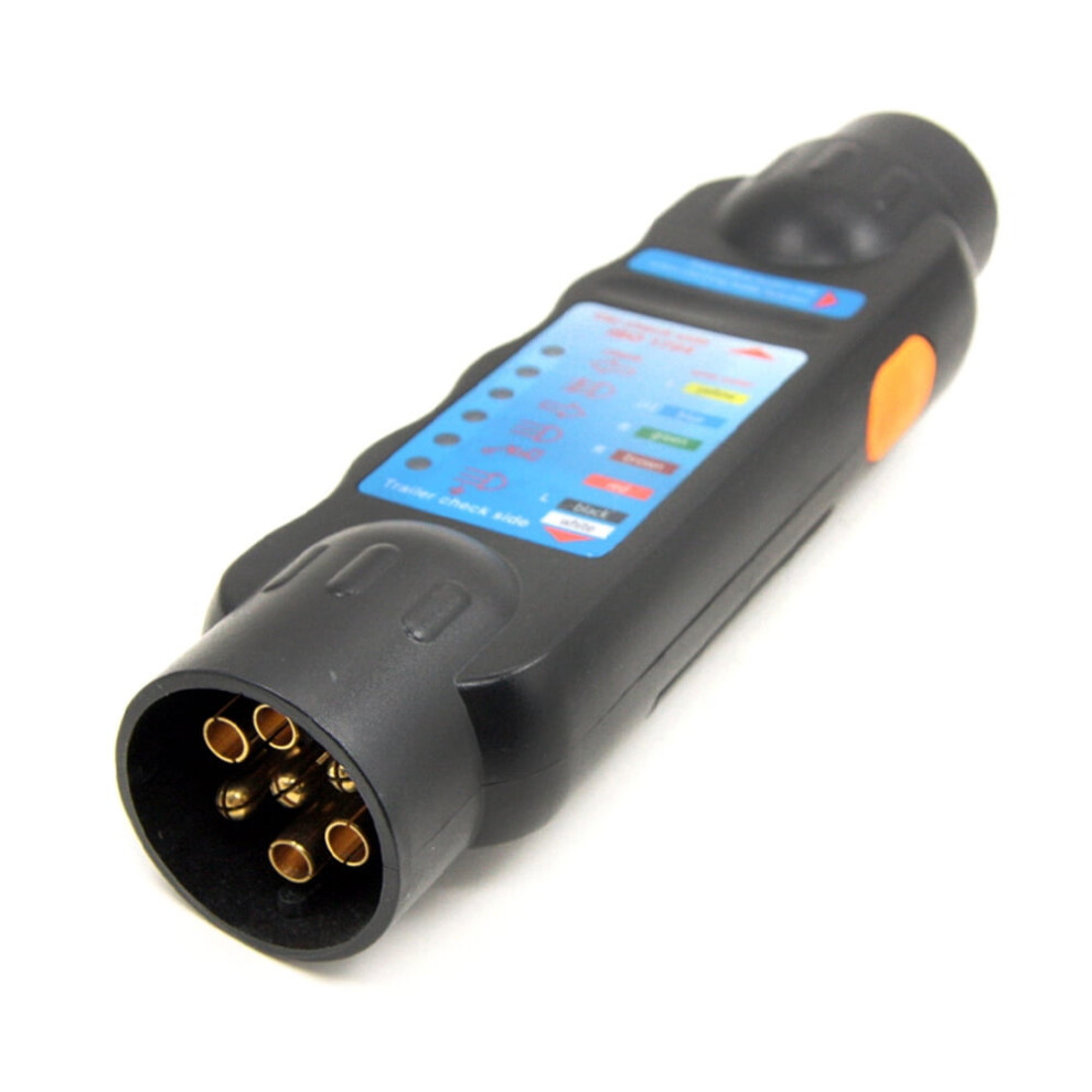 7 Pins Car Truck Trailer Plug Socket Tester Wiring Circuit Test Tool Car Accessory Light 9496895972262
