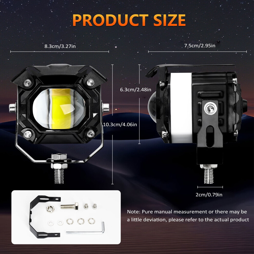 Led Auxiliary Kit 6000Lm 60W 6 Modes Waterproof Light 9558830471497