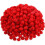 1000 rode glitterpompons 1,2–1,5 cm 1