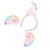3Pièces Bandeaux Multi Usage Multicolores Décorations 1