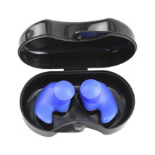 Waterproof Reusable Silicone Swimming Ear Plugs, 1 Pair for Kids & Adults – Compatible with Swimming, Showering, Bathing, Surfing, Snorkeling