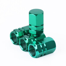 Tire Valve Caps, Heavy-Duty Aluminum Alloy, Dust Proof Airtight, Universal for Cars SUV Bike and Motorcycles