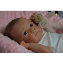 Reborn Baby Doll Vinyl Girl 18 Inch with Clothes and