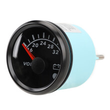 Display digitale da 52 mm, retroilluminato a 7 colori, carburante/acqua/temperatura