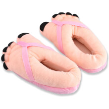 Pantoufles fantaisie pour adultes (11,81*13,78*2,36 pouces), pantoufles en forme de gros orteil, pantoufles amusantes pour adultes, chaussures