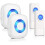 Wireless Doorbell Kit with 2 Receivers and 2 Buttons 1