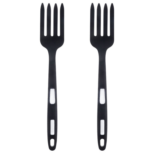 Silikon-Kochgabel – flexibel, kratzfest, 2er-Pack