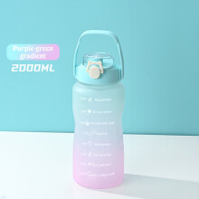 Wzzjkit 32oz (ca. 946 ml) dicke, auslaufsichere Wasserflasche, große Öffnung, leicht zu reinigen, motivierendes Design für Fitnessstudio, Reisen,