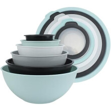 Nesting-blandningsskålar med lock – BPA-fritt set med 13 delar