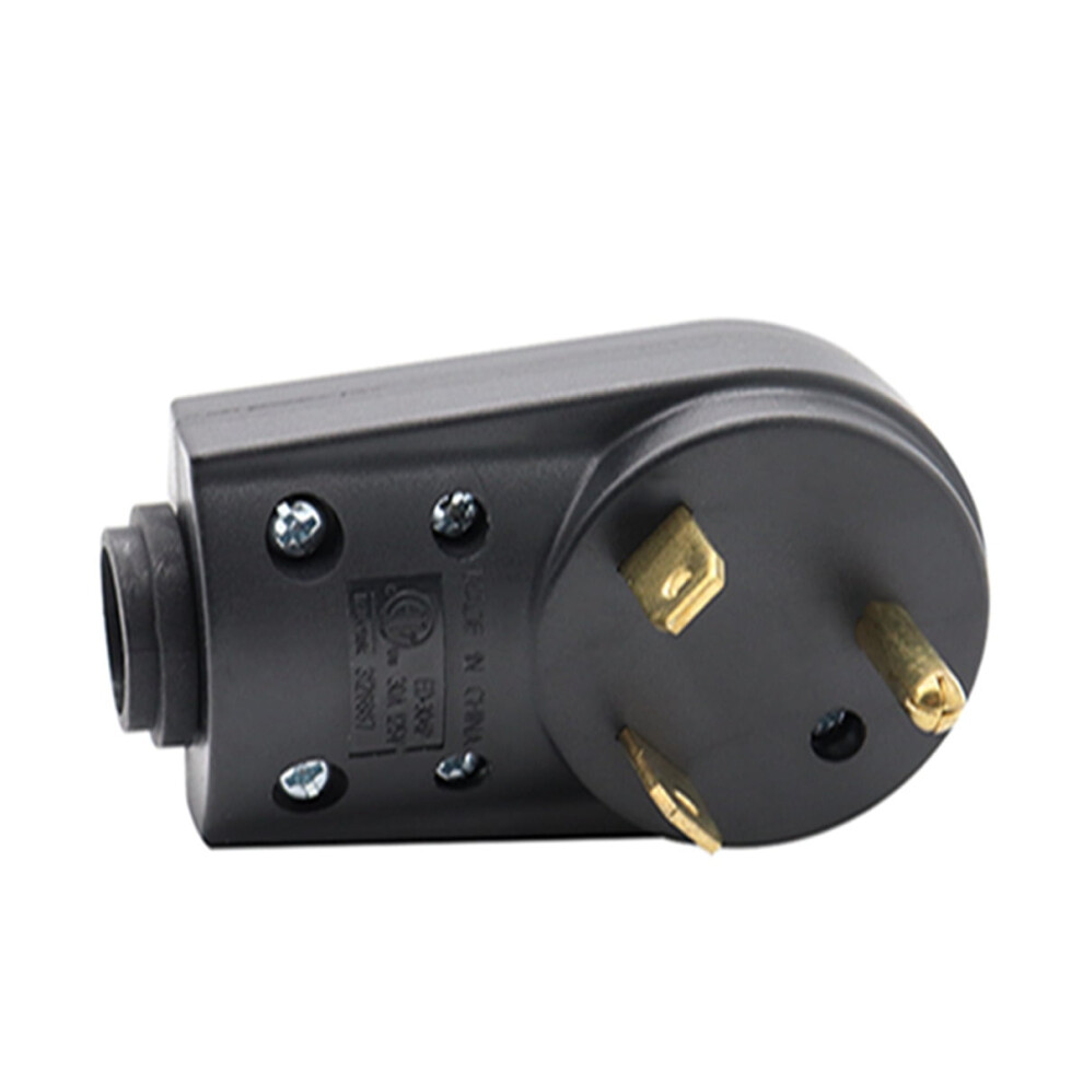 Ounona Replacement Plug Male 30A 125V Us Style Rv Plug (Black) 9426043561147