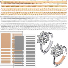 Invisible Ring Sizer Adjuster for Loose Rings, 46 Pcs Spiral Ring Adjusters