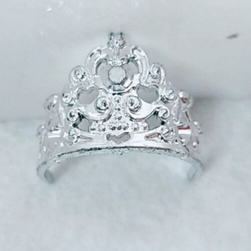 Homoyoyo Transform Appearance Doll Crown Accessories Silver Plastic 20Pack