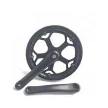 New Arrivals Folding Bike Crankset 48T Square Hole 170Mm Cnc Bicycle Crank Set Sprocket