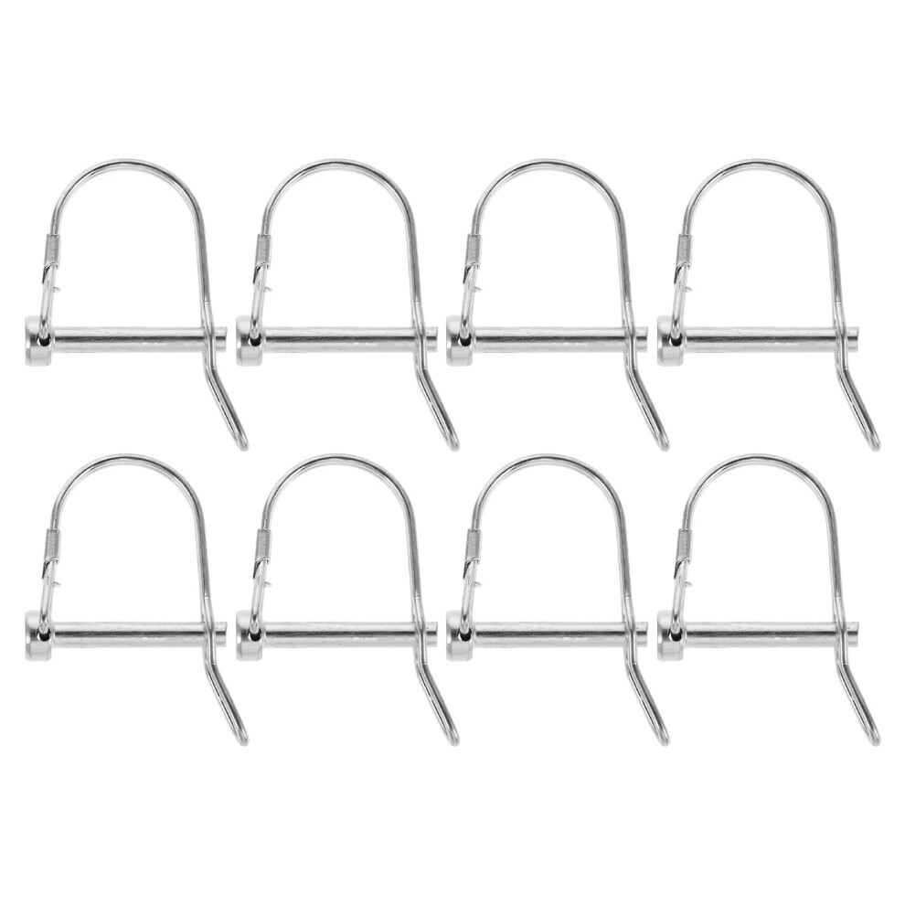8Pcs Trailer Safety Pin And Lock Heavy Duty Shaft Locking Pin For Trailers Rvs Boat Farm Equipment Hitch Couplers 9426043478650