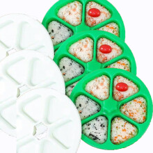 AUQ 2Pcs Muffin Pan,Six-In-One Design Silicone Muffin Pan,Family Meals And Convenient Takeout Mini Muffin Pan,Green1