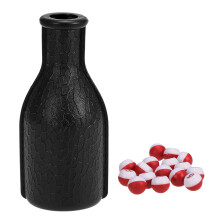 Bottle Billiard Tally Bottle Plastic Pool Shaker Bottle Pill Pool Billiard Depot Bottle With 16 Numbered Peas