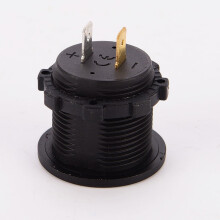 1 Set Mini Digital Voltmeter with Anti-Reverse Protection for Vehicle Monitoring 1.5*1.5*1.65in