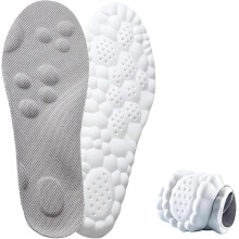 Step-inlägg för män och kvinnor Grå 4D Memory Foam Storlek