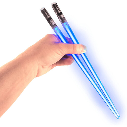 Lightsaber Led Light Up Chopsticks (1 Pair, Blue)