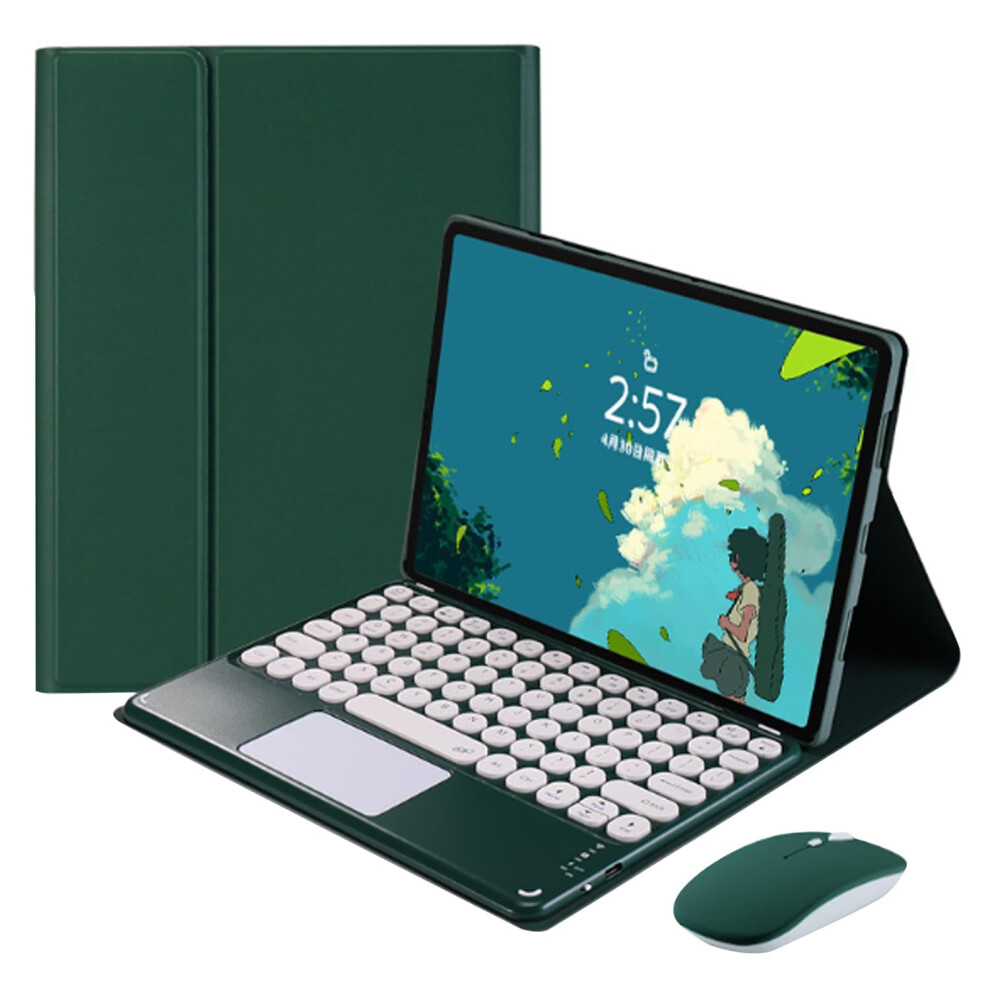Touchpad Keyboard Case With Mouse Compatible With Lenovo Tab M10 Plus 10.3" (Tb-X606f/X606x/X6c6f/X6c6x), Folio Cover & Wireless Keyboard 9426043559205
