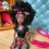 Afro-Amerikaanse vinyl rebornpop van 30 cm 1