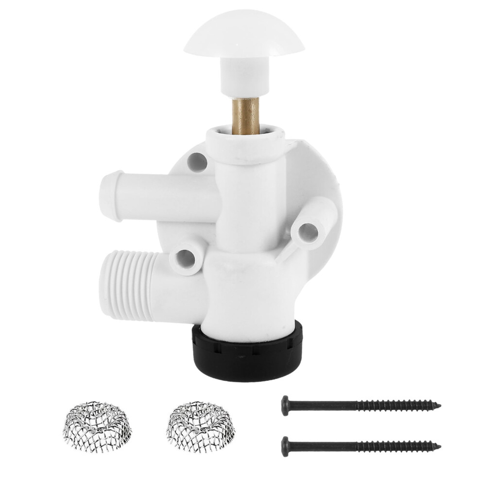 Rv Water Valve Kit Â Leak-Proof Toilet Flush & Drain Valve Assembly, Compatible With 506+ Toilets 9426043881603