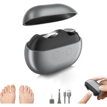 Elektrischer Nagelknipser und -polierer 3-in-1 mit LED-Licht