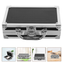 OUNONA Tool Briefcase Small Tool Storage Box Travel 18.00X11.00X5.00CM