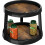 Lazy Susan Spice Organizer Rustic Brown 2-Tier 10 Inch 1