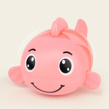 Kinder rosa Fisch-Bade-Auto – Leichtes PVC-Wasserspielzeug für Säuglinge & Kleinkinder