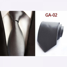 [Big Save!] Mens Leisure Small Plaid Neckties Silk Plaid Ties for Men Necktie Party Business Formal