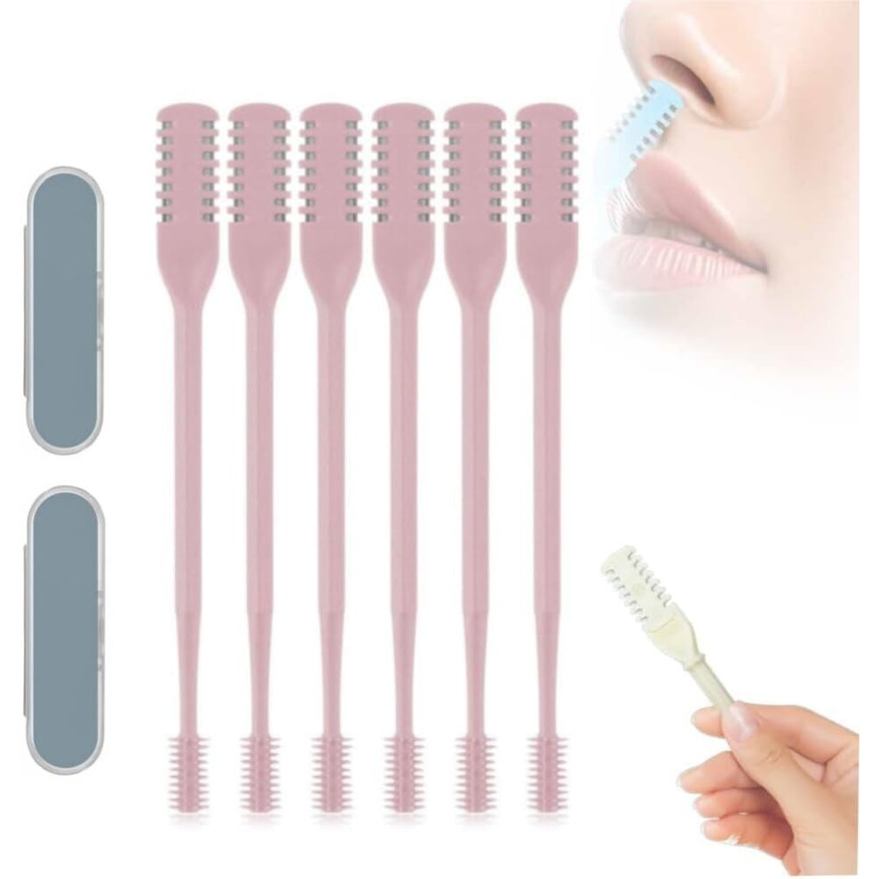 2-in-1 Manual Nasal Hair Trimmer, 360 Rotating