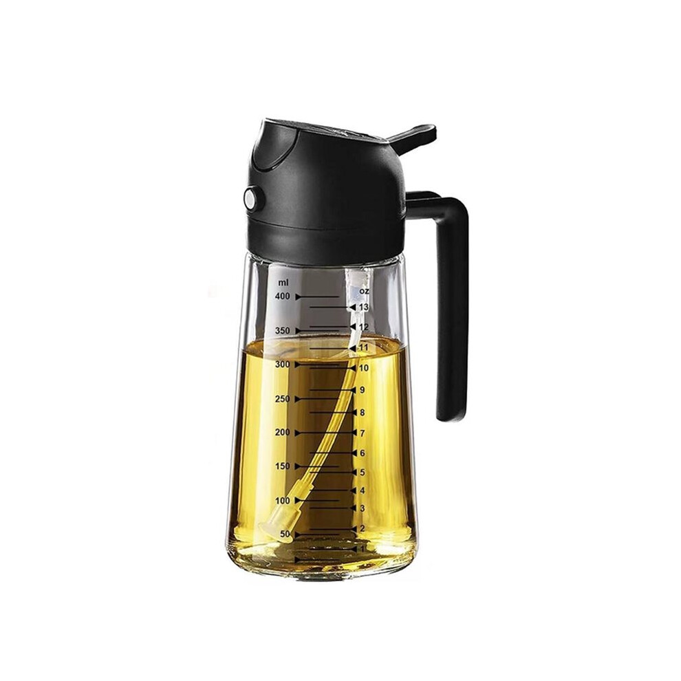 16Oz/470Ml Glass Olive Oil Sprayer For Cooking - 2 In 1 Olive Oil Dispenser Bottle For Kitchen Gadgets 4713277869374