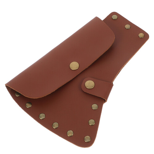 4Pcs Waterproof PU Sheath Brown Protective Cover for Camping Trips