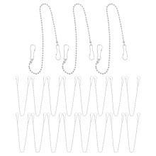 96Pcs Durable Stainless Steel Hanging Chains for Indoor Outdoor Use