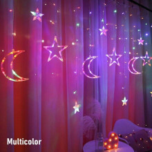 Xhy LED-raamgordijnverlichting met 138 lampjes