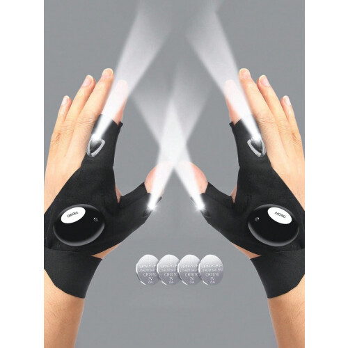 LED Light Gloves Hands-Free for Adults 1 Pair