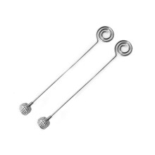 Honiglöffel aus Edelstahl mit Spiralgriff