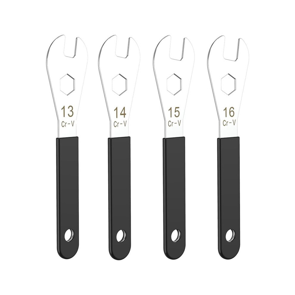 Bike Hub Cone Wrench Set, Bicycle Wheel Hub Axle Nut Install Remover Tool, Wrench Set For Repair 4713132209642