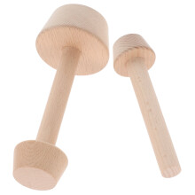 FRCOLOR Lot de 2 mini moules à tartelettes, crêpes et œufs, réglables, pour la pâtisserie et la confiserie, marron clair
