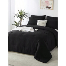 Microfiber dekbedset Queen (2- of 3-delig)