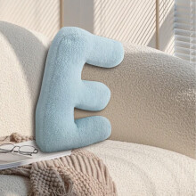 Coussins décoratifs Kladzum 26 lettres en peluche – Alphabet anglais – Pour lit, salon, canapé, voiture et maison – Compatibles avec tous les