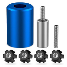 Herramienta de Instalación de Tuercas de Estrella para Horquilla de Bicicleta de 28,6 mm para Tubos de Horquilla Sin Rosca, Kit Profesional de