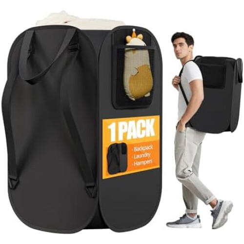 Sac de rufe pliabil de 76L, rezistent